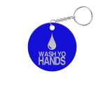 Wash Yo Hands Circle Keychain