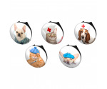 Cats And Dogs Stethoscope Button Pack