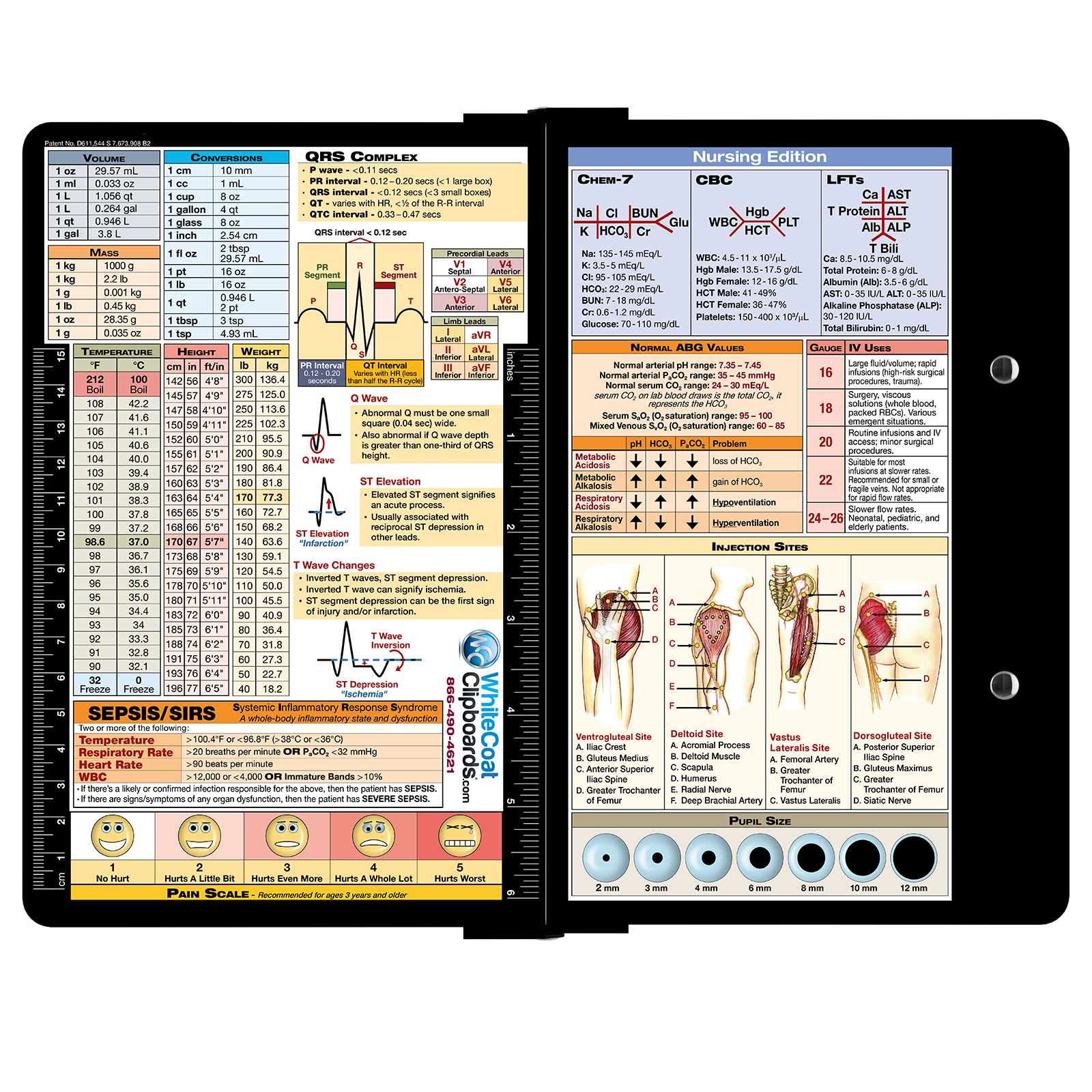 MDpocket WhiteCoat Clipboard Nursing Clipboards