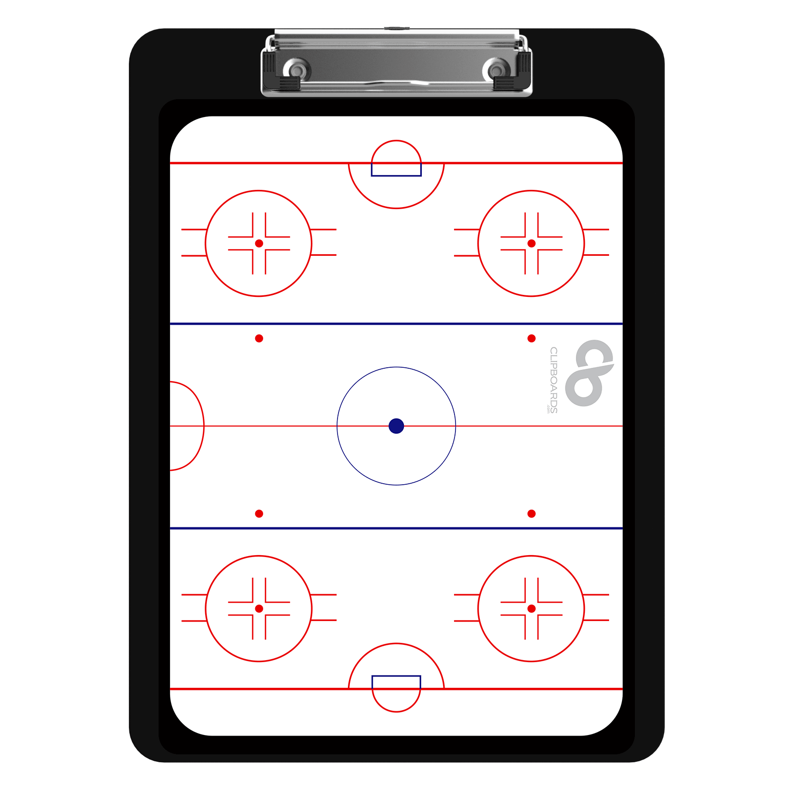 Byte Hockey Coaching Doppelseitige Clip Board 