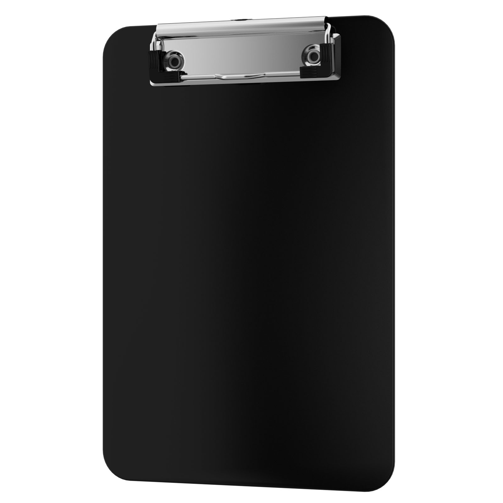 Memo Size 5 x 8 Plastic Clipboard Black