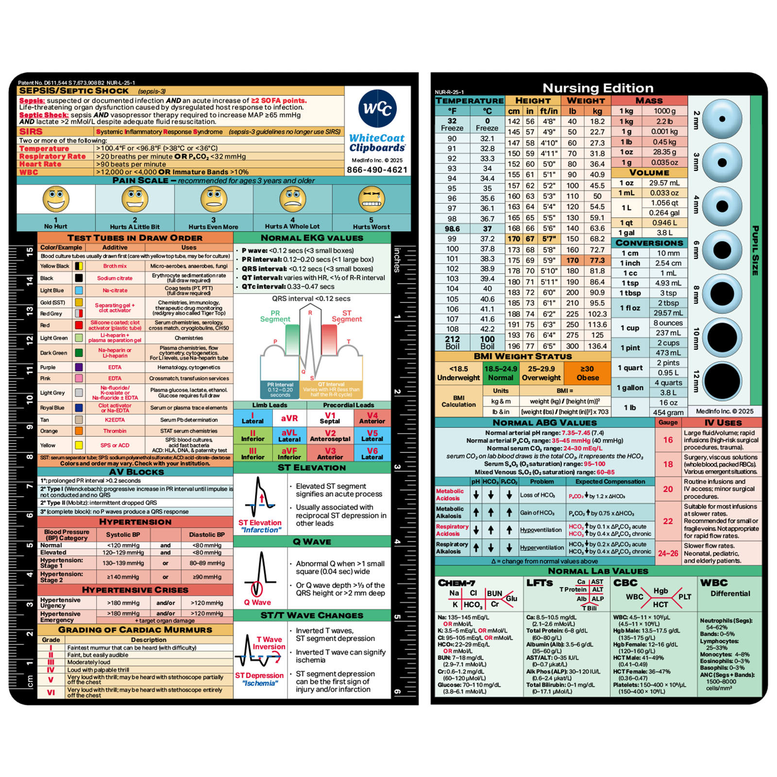 Nursing Adhesive Reference Label